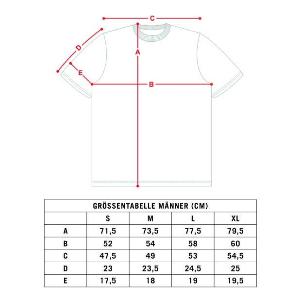 T-shirt for men with all-round print