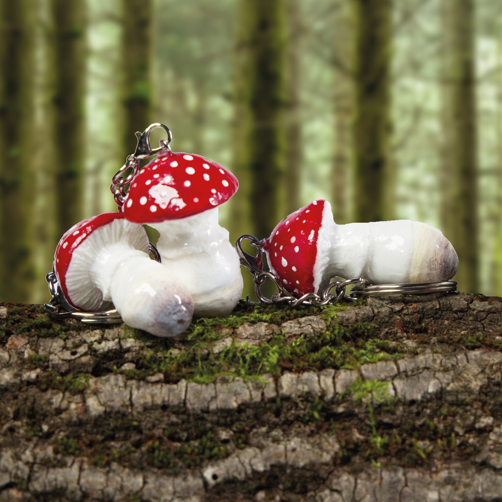 Schlüsselanhänger Fliegenpilz