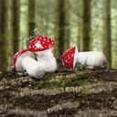 Schlüsselanhänger Fliegenpilz