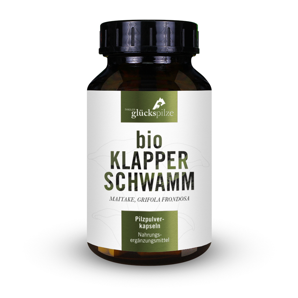 Bio-Klapperschwamm - Grifola frodosa - Pilzpulverkapseln 120 Stk.