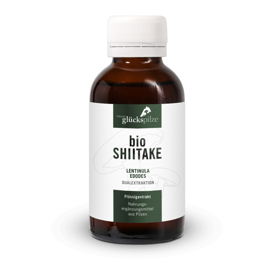 Bio-Shiitake - Lentinula edodes - Flüssigextrakt 100ml