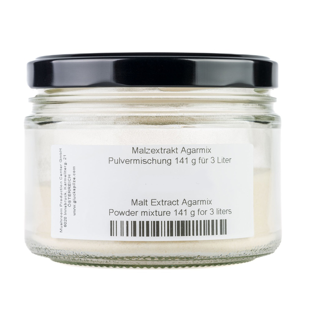 Organic Malt extract agar - Powder mixture, 141 g for 3 litres