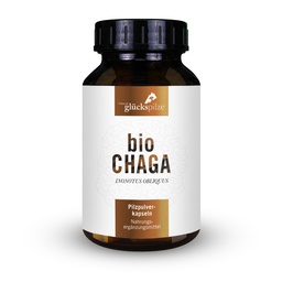 [AN698] Organic Chaga - Inonotus obliquus - Powder caps. 120 pcs.