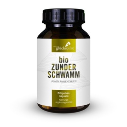 [AN701] Bio-Zunderschwamm - Fomes fomentarius - Pilzpulverkap. 120 Stk.